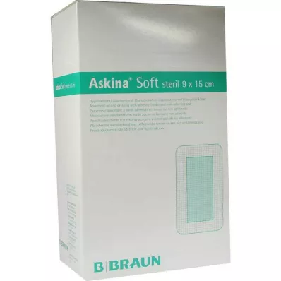 Askina Apósito suave para heridas 9x15, 40 st