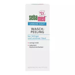 SEBAMED Exfoliante limpiador de piel impura, 100 ml