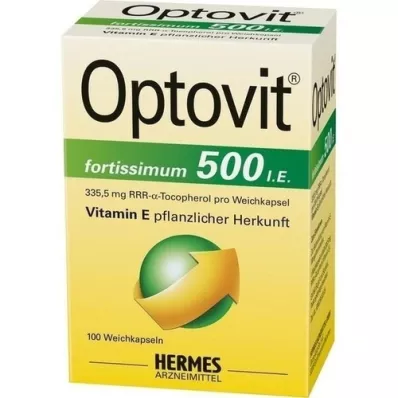 OPTOVIT fortissimum 500 cápsulas, 100 uds