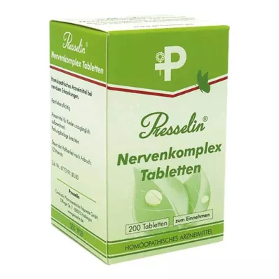 PRESSELIN Complejo Nervioso Comprimidos, 200 uds