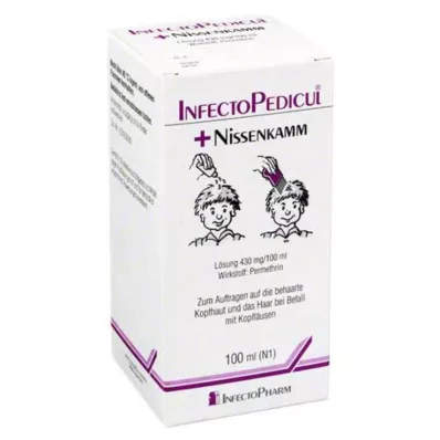 INFECTOPEDICUL Solución + peine para liendres, 100 ml INFECTOPEDICUL Solución + peine para liendres, 100 ml
