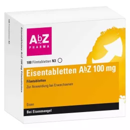 EISENTABLETTEN AbZ 100 mg comprimidos recubiertos con película, 100 unidades