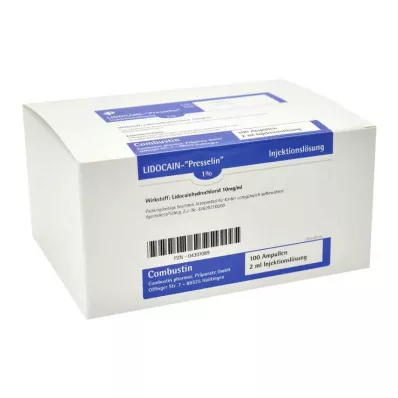 LIDOCAIN PRESSELIN 1% solución inyectable, 50X2 ml