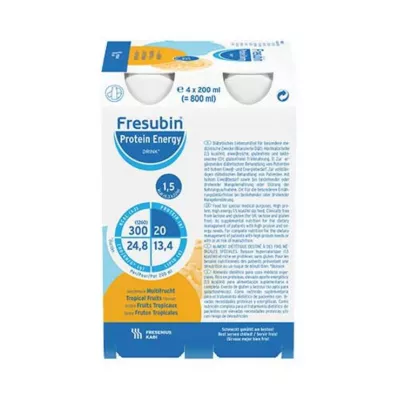 FRESUBIN PROTEIN Energy DRINK Multifruit Tr.Fl., 4X200 ml FRESUBIN PROTEIN Energy DRINK Multifruit Tr.Fl., 4X200 ml