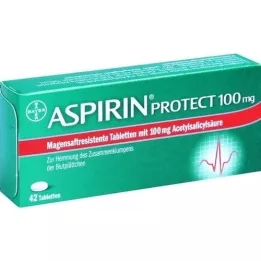 ASPIRIN Protect 100 mg comprimidos con cubierta entérica, 42 uds