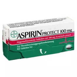 ASPIRIN Protect 100 mg comprimidos con cubierta entérica, 42 uds