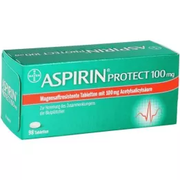 ASPIRIN Protect 100 mg comprimidos con cubierta entérica, 98 uds