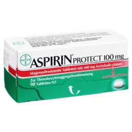 ASPIRIN Protect 100 mg comprimidos con cubierta entérica, 98 uds