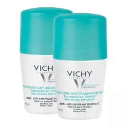 VICHY DEO Antitranspirante Roll-on 48h Twin Pack, 2X50 ml