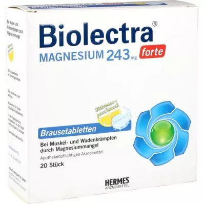 BIOLECTRA Magnesio 243 mg forte Limón Br. tbl, 20 uds