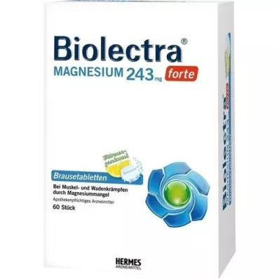 BIOLECTRA Magnesio 243 mg forte Limón Br. tbl, 60 uds