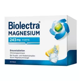 BIOLECTRA Magnesio 243 mg forte Limón Br. tbl, 60 uds