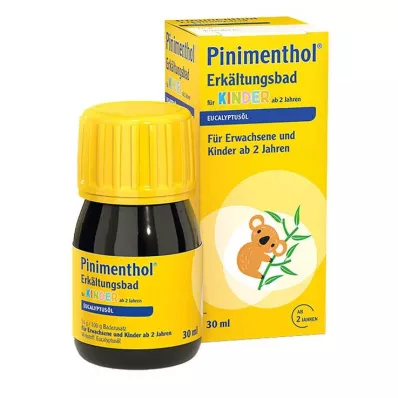 PINIMENTHOL Baño frío para niños a partir de 2 años Eucalipto, 30 ml PINIMENTHOL Baño frío para niños a partir de 2 años Eucalipto, 30 ml