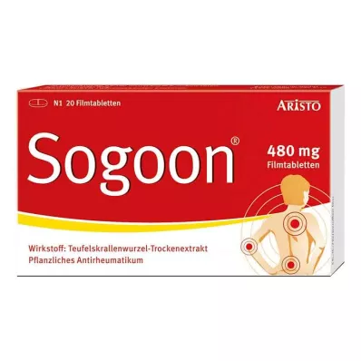 SOGOON 480 mg comprimidos recubiertos con película, 20 uds