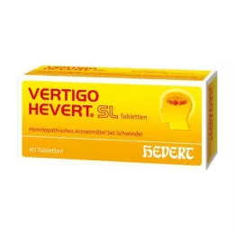 VERTIGO HEVERT SL Comprimidos, 40 uds