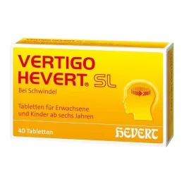 VERTIGO HEVERT SL Comprimidos, 40 uds