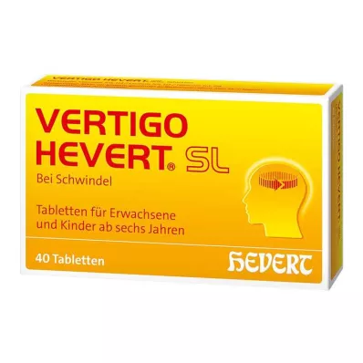 VERTIGO HEVERT SL Comprimidos, 40 uds