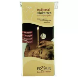 BIOSUN Velas de oreja Tradicionales, 10 uds