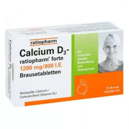 CALCIUM D3-ratiopharm forte comprimidos efervescentes, 20 uds