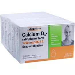 CALCIUM D3-ratiopharm forte comprimidos efervescentes, 100 uds