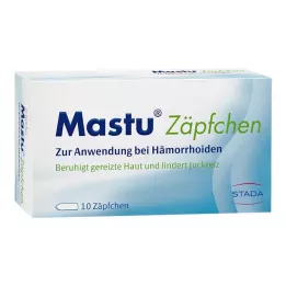 MASTU Supositorio hemorroides, 10 uds