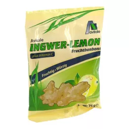 INGWER LEMON Caramelos+Vitamina C, 75 g
