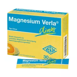 MAGNESIUM VERLA gránulos directos cítricos, 30 uds