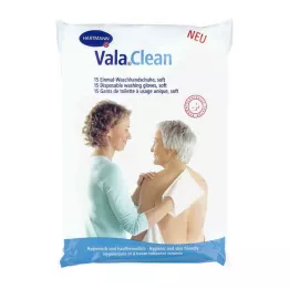 VALACLEAN guantes de lavado desechables suaves, 15 piezas