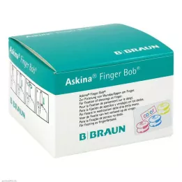 ASKINA Finger Bob de colores, 50 piezas
