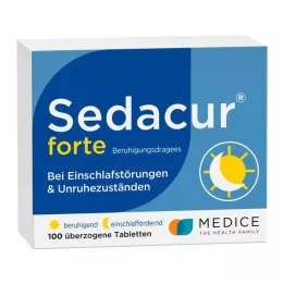 SEDACUR pastillas sedantes forte, 100 uds