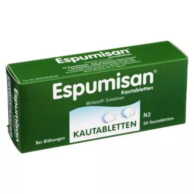 ESPUMISAN Comprimidos masticables, 50 uds ESPUMISAN Comprimidos masticables, 50 uds