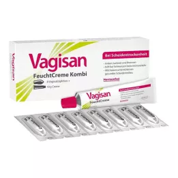 VAGISAN MoistCream Combi 8 óvulos+10 g crema, 1 p