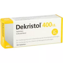DEKRISTOL 400 pastillas I.E., 100 unidades