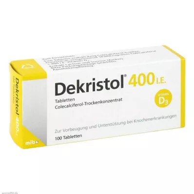 DEKRISTOL 400 pastillas I.E., 100 unidades