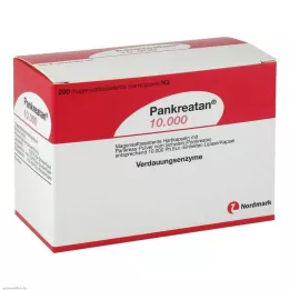 PANKREATAN 10.000 cápsulas duras con recubrimiento entérico, 200 unidades