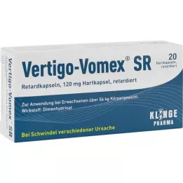 VERTIGO-VOMEX SR Cápsulas de liberación lenta, 20 uds