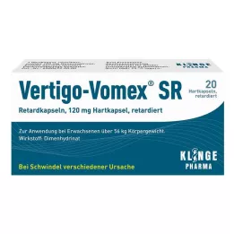 VERTIGO-VOMEX SR Cápsulas de liberación lenta, 20 uds