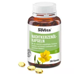 SOVITA Cápsulas de aceite de onagra, 200 uds