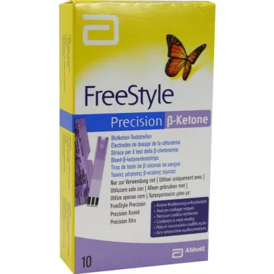 FREESTYLE Tira reactiva de precisión ß-cetona en sangre, 10 uds