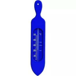 BADETHERMOMETER Plástico azul, 1 ud