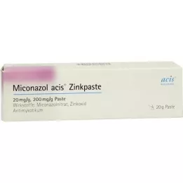 MICONAZOL pasta de zinc acis, 20 g