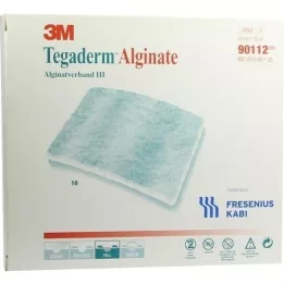 TEGADERM Alginato FK Compresas 10x10 cm 90112, 10 uds