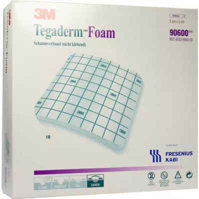 Espuma Tegaderm FK 5x5cm 90600, 10 piezas