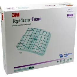 TEGADERM apósito de espuma FK 8,8x8,8 cm 90604, 10 uds