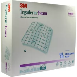 TEGADERM Apósito de espuma FK 10x10 cm 90601, 10 uds
