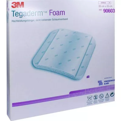 Espuma Tegaderm FK 20x20cm 90603, 5 piezas