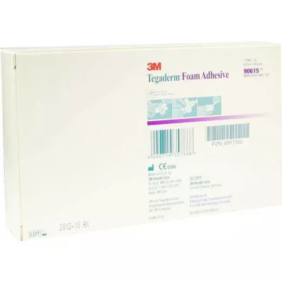 TEGADERM Espuma adhesiva FK 6,9x6,9 cm cruz 90615, 10 uds
