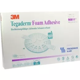 TEGADERM Espuma adhesiva FK 10x11 cm oval 90611, 10 uds