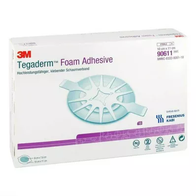 TEGADERM Espuma adhesiva FK 10x11 cm oval 90611, 10 uds