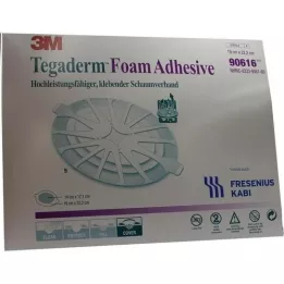 TEGADERM Espuma adhesiva FK 19x22,2 cm oval 90616, 5 uds